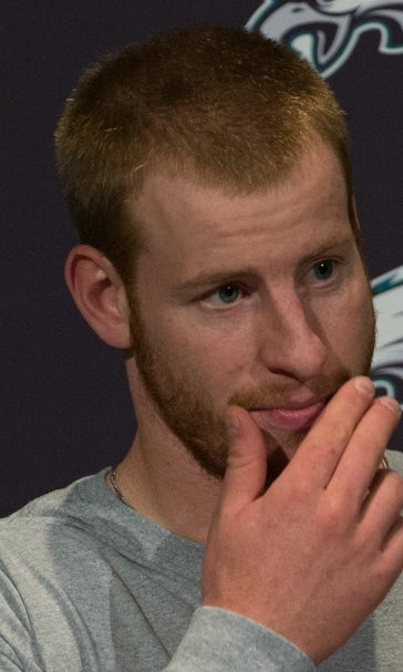 Carson Wentz expects to have a drama-free relationship with Sam Bradford
